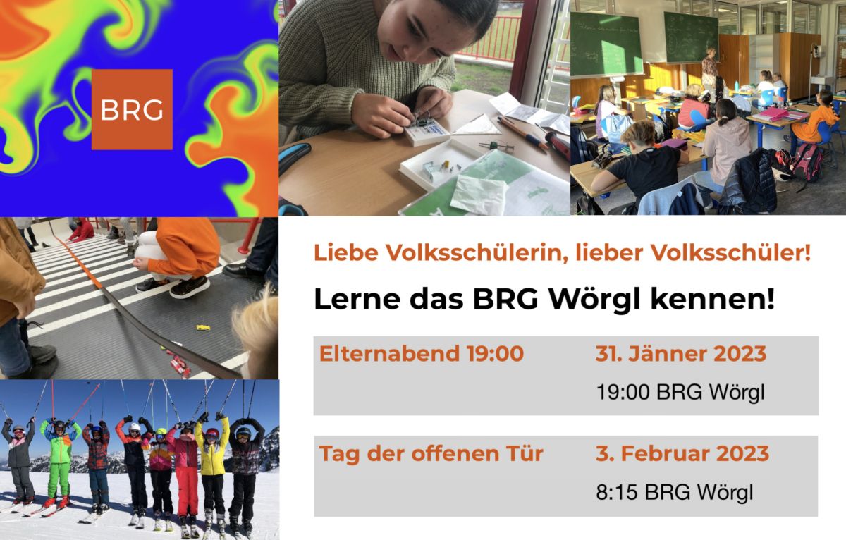 Tag der offenen Tür 2023 | BRG Wörgl