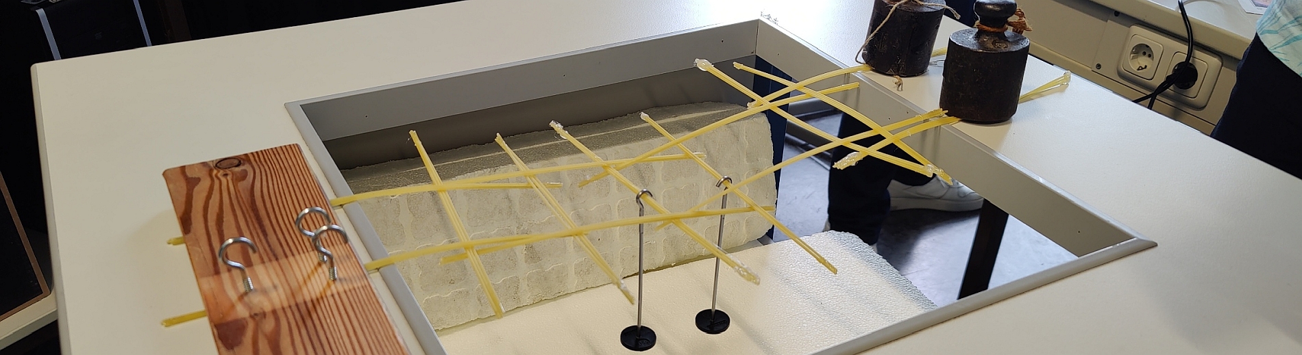 Spaghetti-Brücken in der Physikolympiade